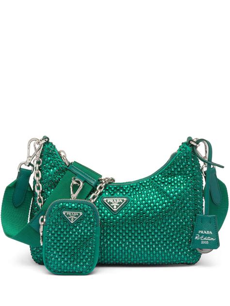 bolsa prada cristales|farfetch bolsas prada.